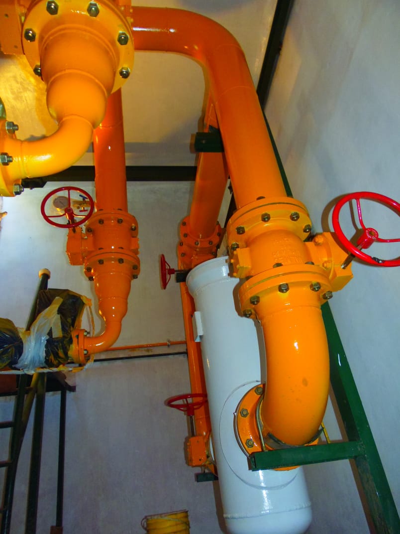 Plaza Pueyrredon - Cañerías